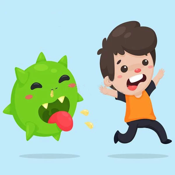 انتقال بزاق آلوده به دهان کودک